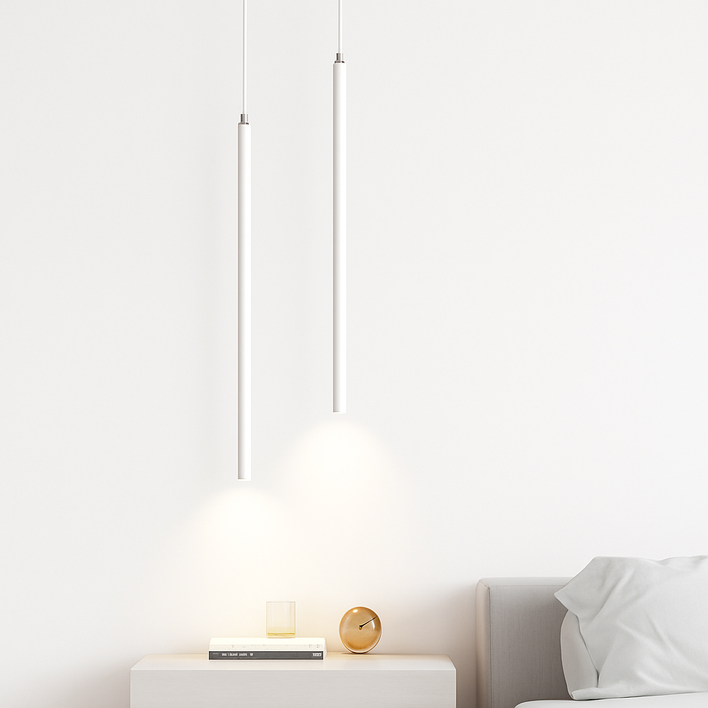 suspension led au design minimaliste pour restaurant ou bar