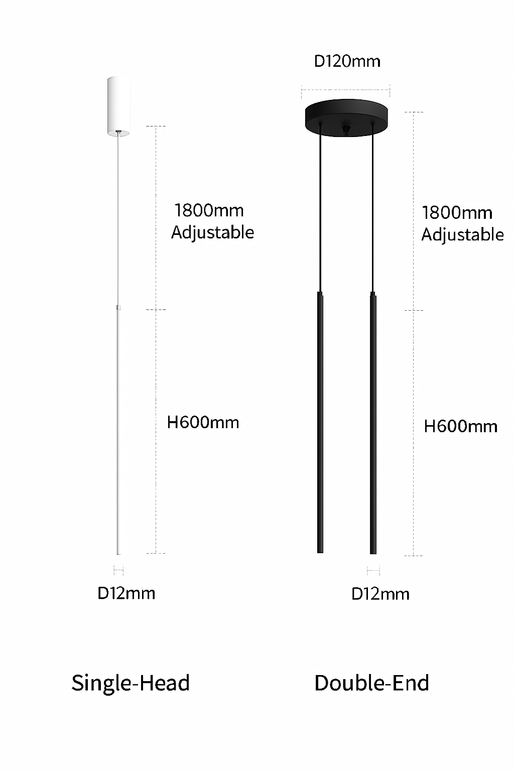 suspension led au design minimaliste pour restaurant ou bar