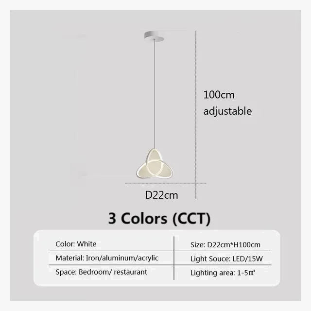 Suspension LED au design moderne
