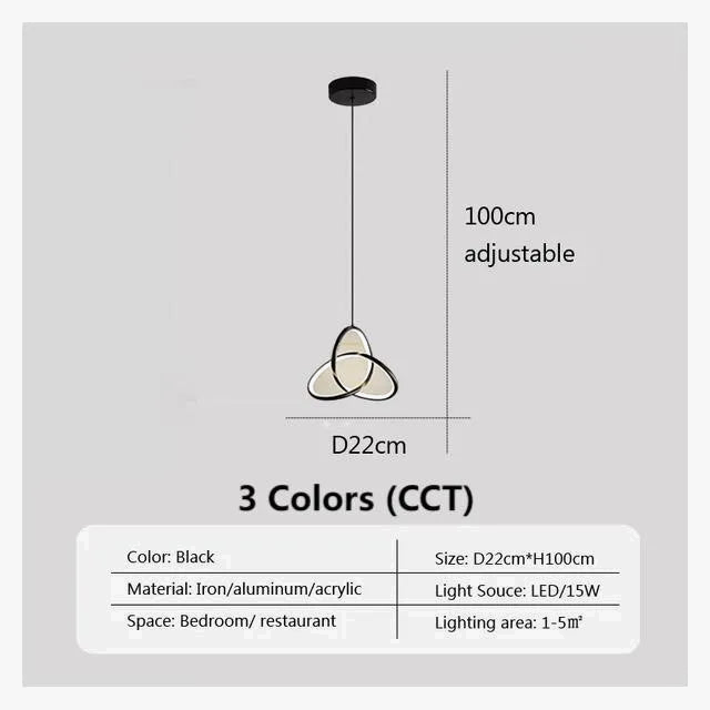 Suspension LED au design moderne