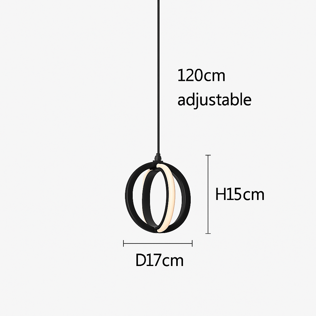 Suspension LED au design moderne et créatif