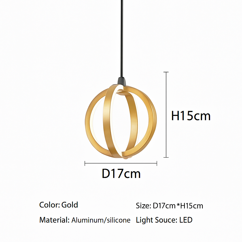 Suspension LED au design moderne et créatif
