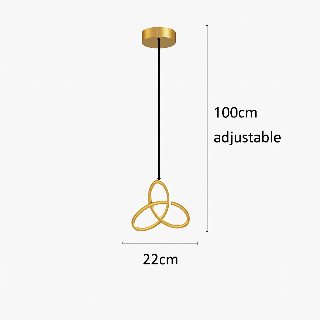 Suspension LED au design moderne et créatif