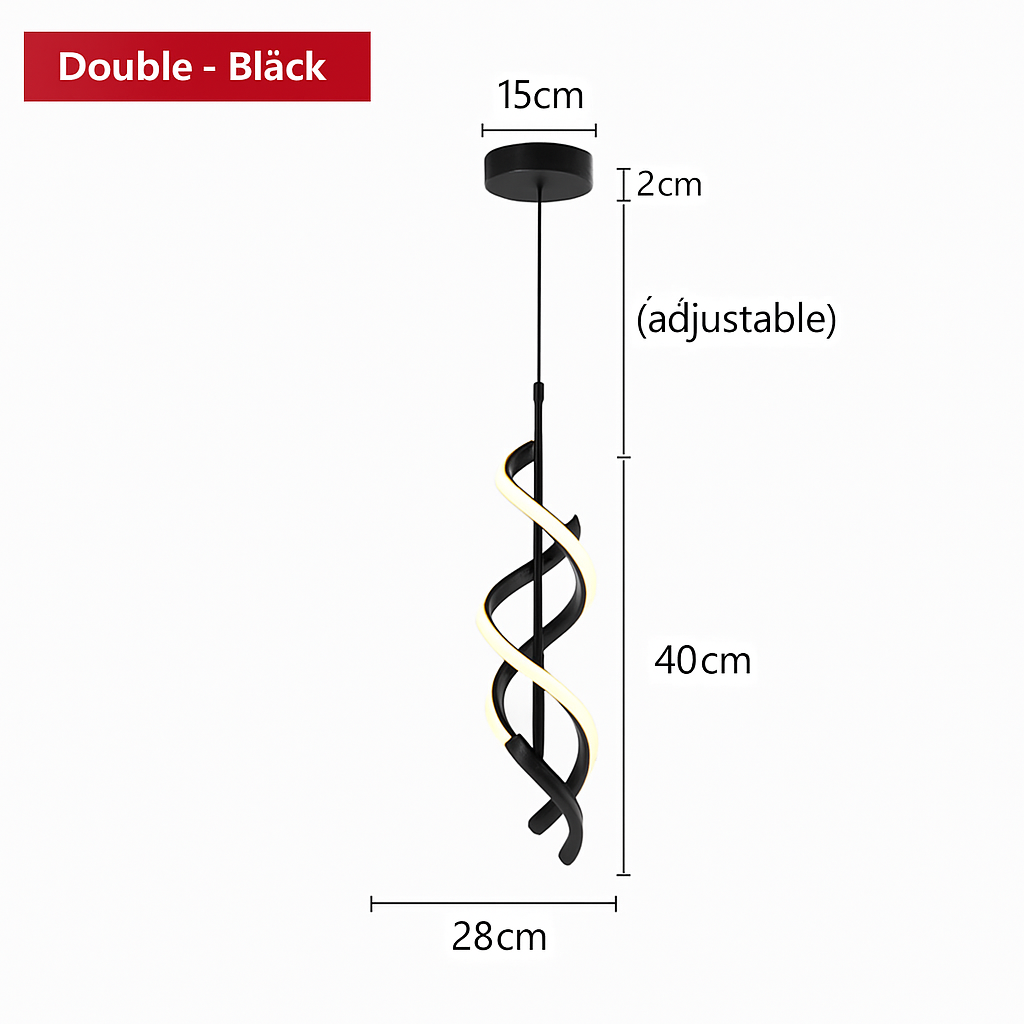 Suspension LED au design moderne et créatif