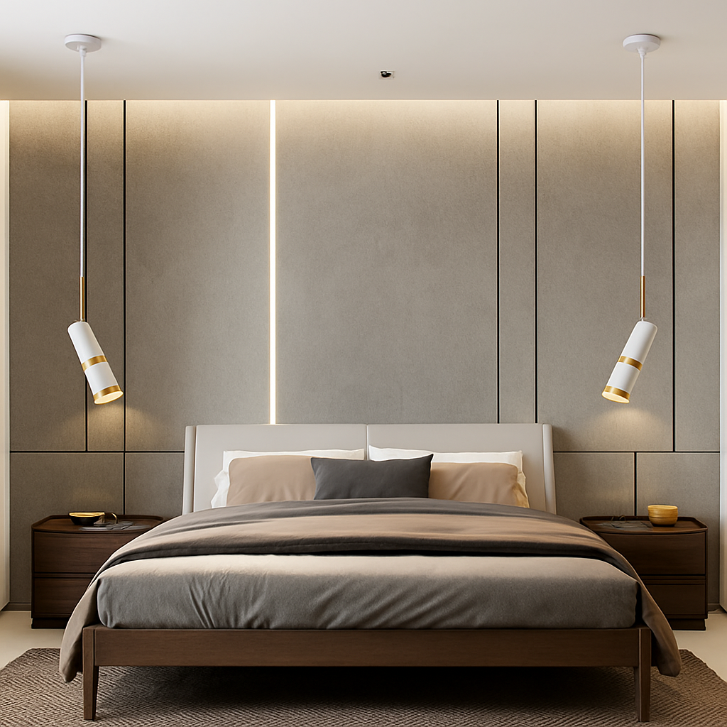 Suspension LED au design nordique rotatif à 360 °