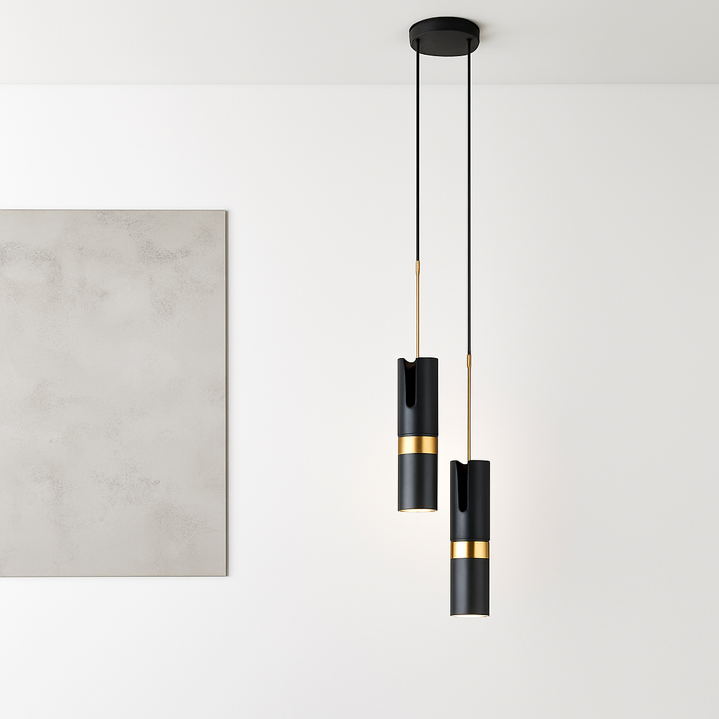 Suspension LED au design nordique rotatif à 360 °