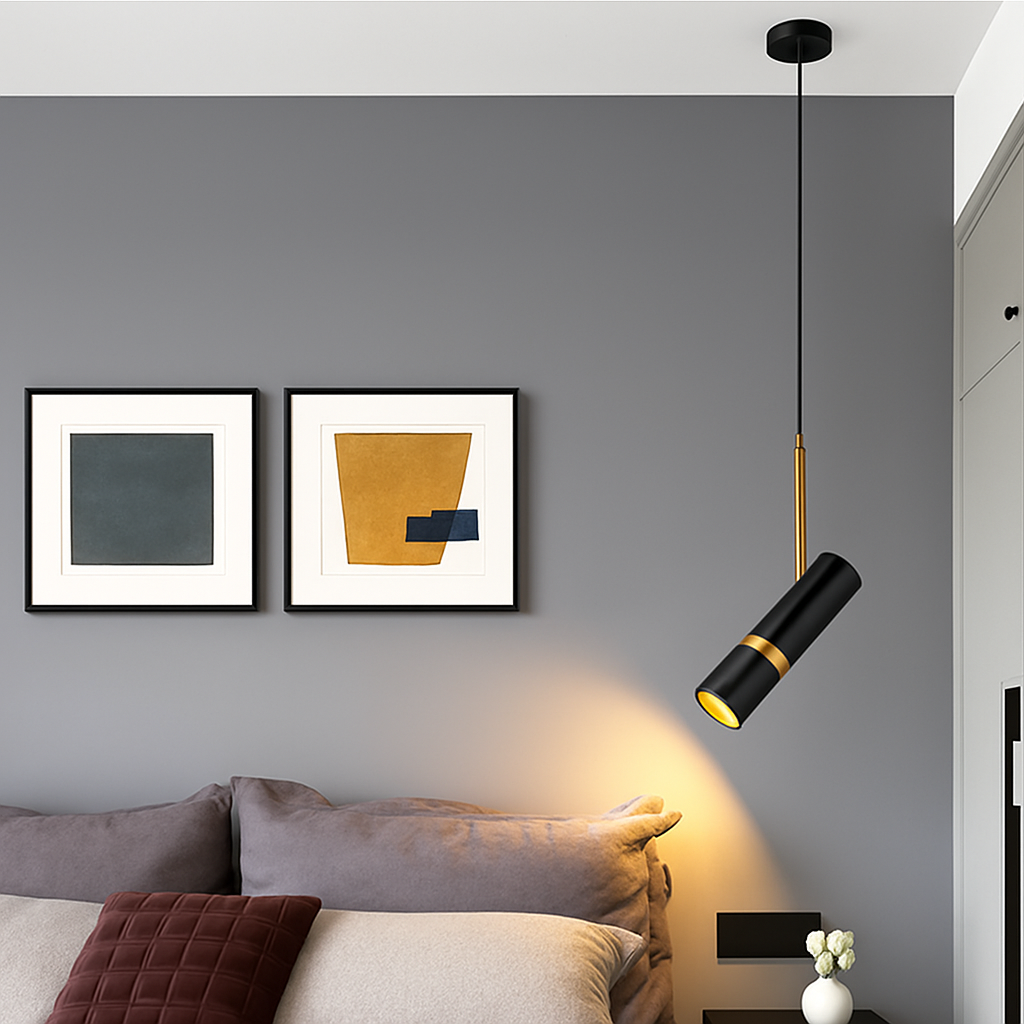 Suspension LED au design nordique rotatif à 360 °