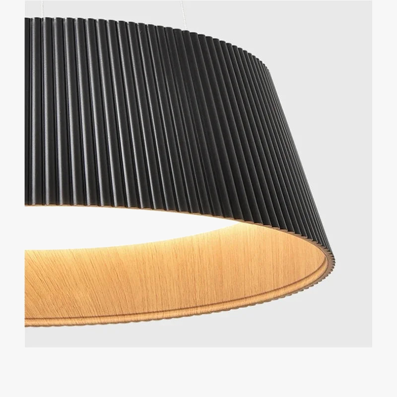 Suspension LED au plafond en Grain de bois