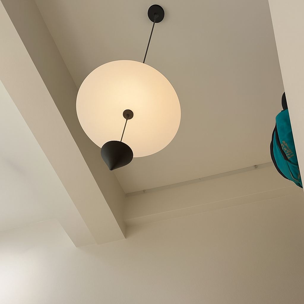 suspension led conique art déco hauteur réglable