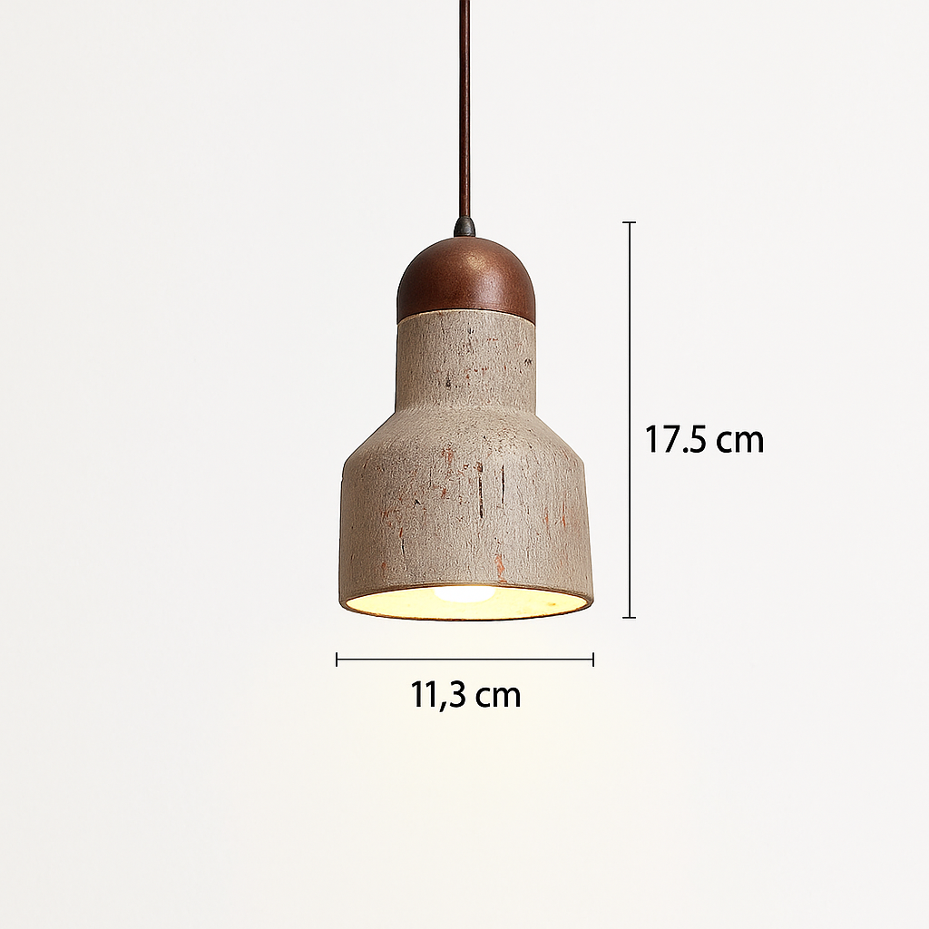 suspension led créative sandyha concepteur rétro petite pierre