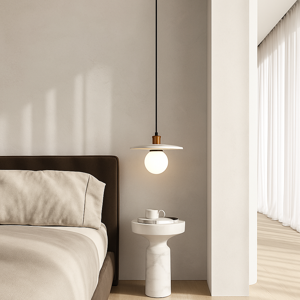 suspension led créative sandyha concepteur rétro petite pierre