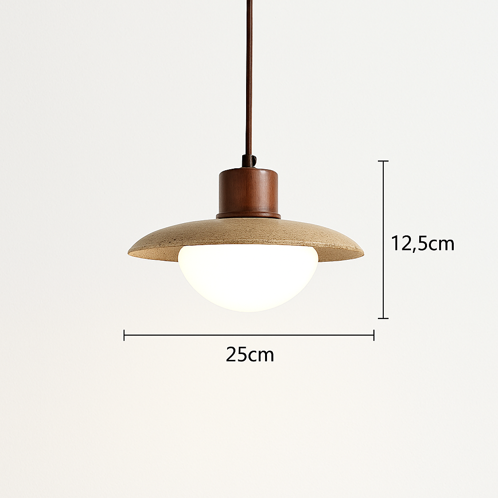 suspension led créative sandyha concepteur rétro petite pierre