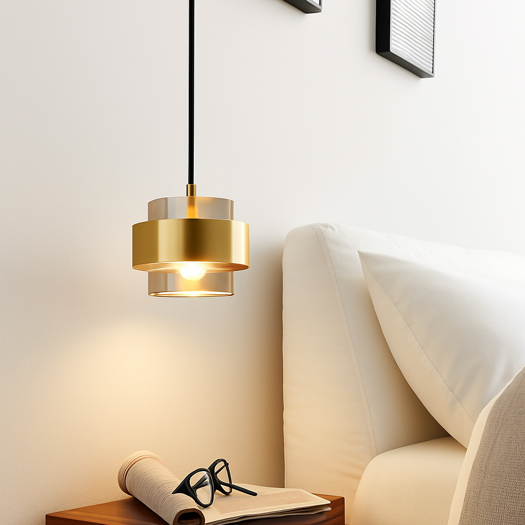 Suspension LED cylindriques en ou nordiques