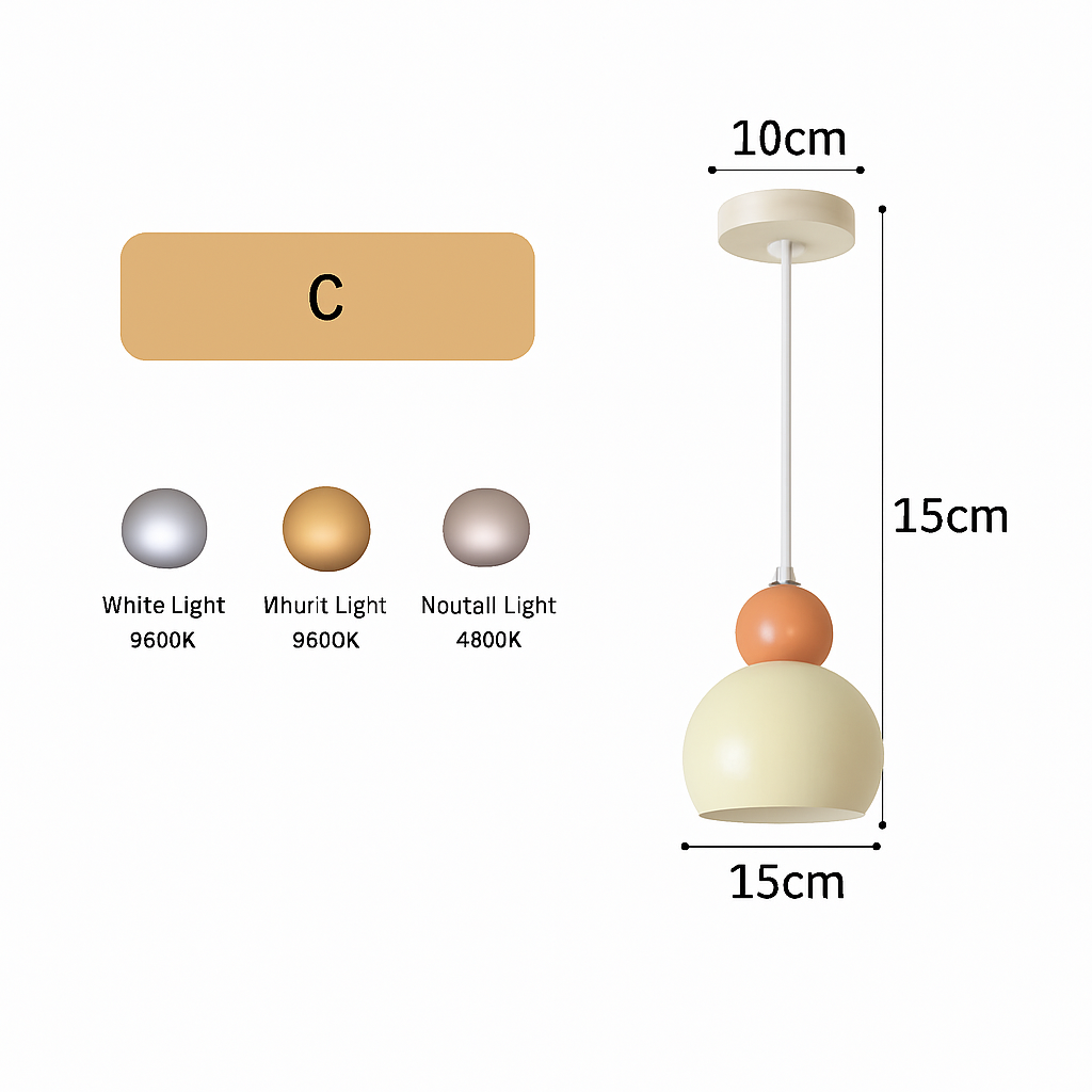Suspension LED Design Intérieur Moderne