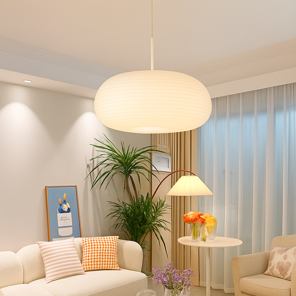 suspension LED design minimaliste moderne respectueuse de l'environnement