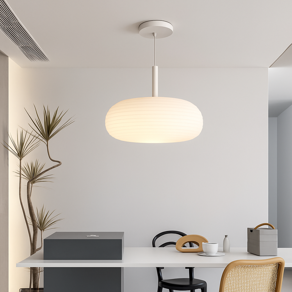 suspension LED design minimaliste moderne respectueuse de l'environnement