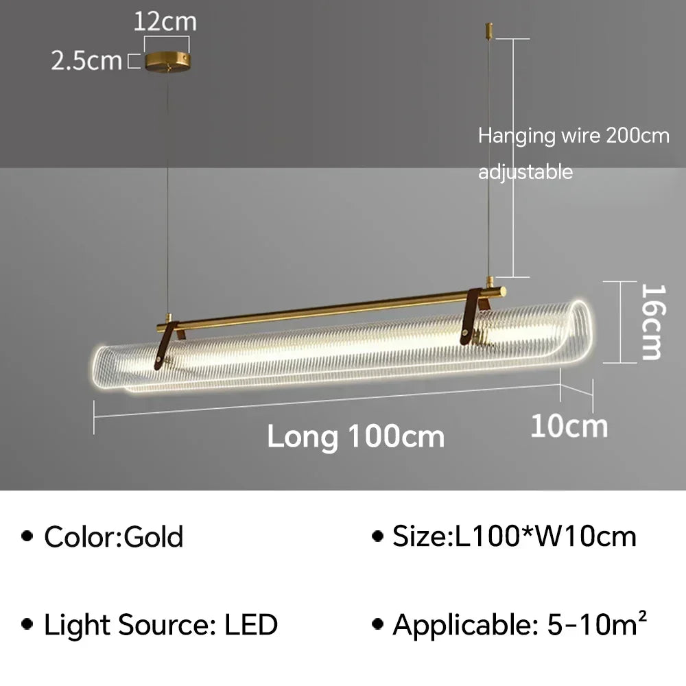 suspension LED design moderne pour divers espaces