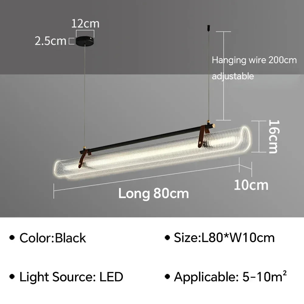 suspension LED design moderne pour divers espaces