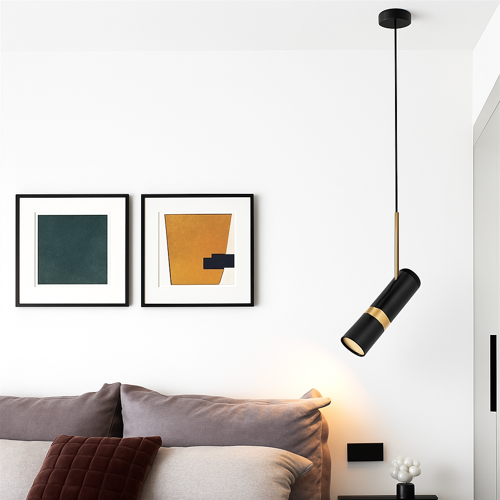 suspension LED design nordique rotatif plafonnier monté en surface réglable