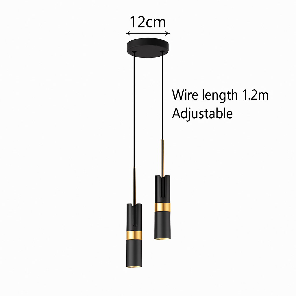 suspension LED design nordique rotatif plafonnier monté en surface réglable