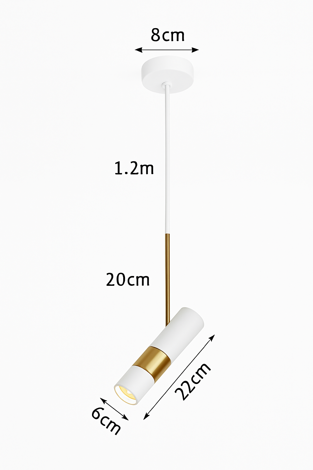 suspension LED design nordique rotatif plafonnier monté en surface réglable