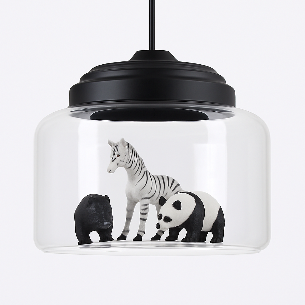 suspension led dessin animé nordique animaux mignons cadeau décoratif