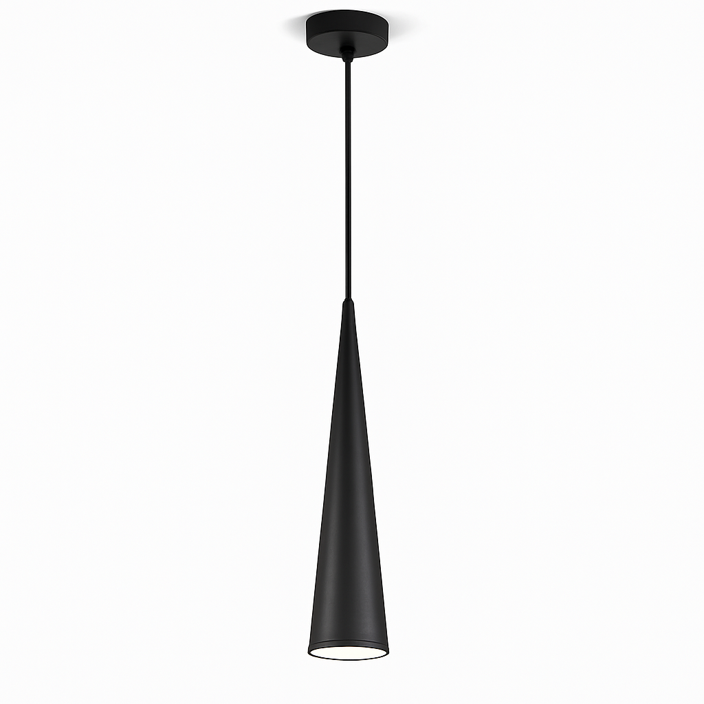 suspension LED Dimmable cylindre cône et tube