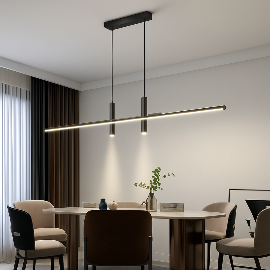 suspension led dimmable moderne minimaliste pour décoration intérieure