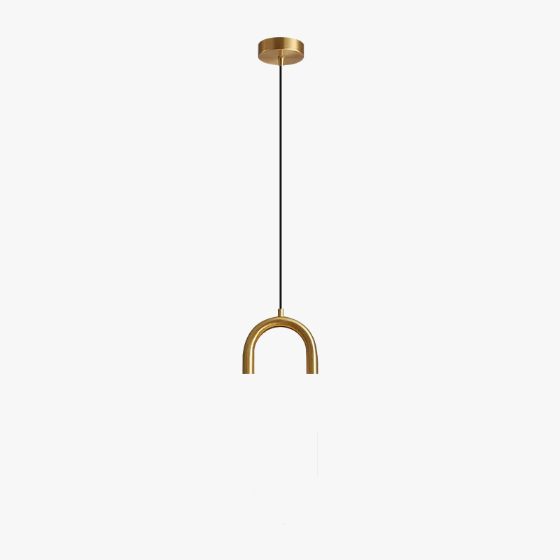 suspension LED ellipse design moderne réglable en hauteur
