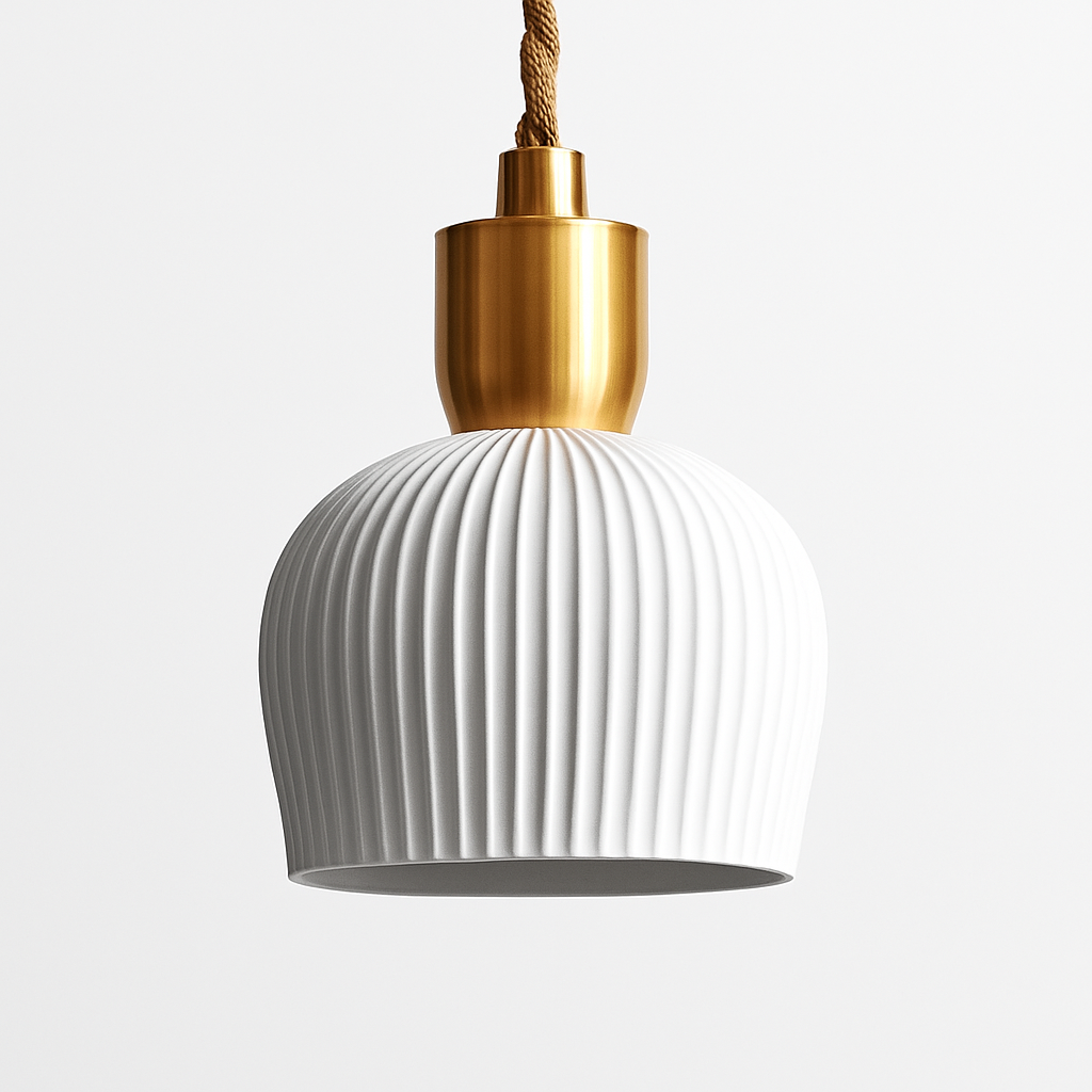 Suspension LED en céramique de plusieurs formes design