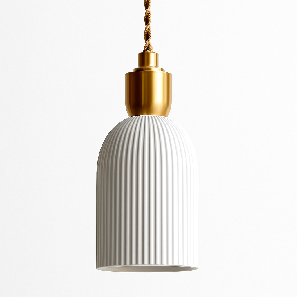 Suspension LED en céramique de plusieurs formes design