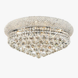 suspension led en cristal de luxe design moderne