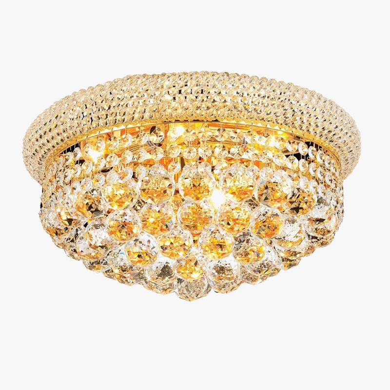 suspension led en cristal de luxe design moderne