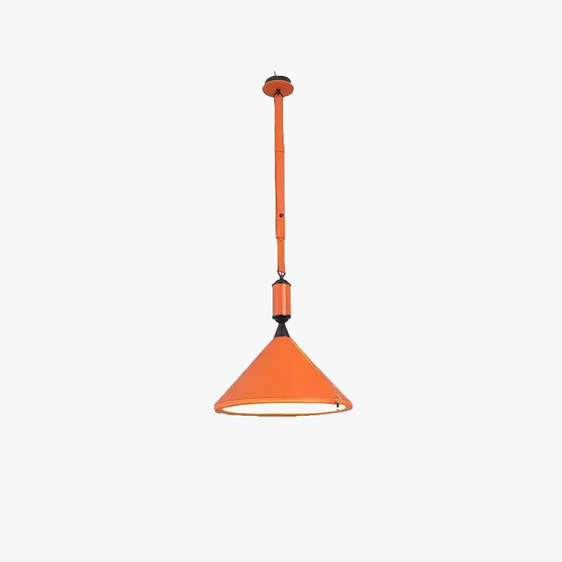 suspension LED en cuir artificiel luminaire décoratif