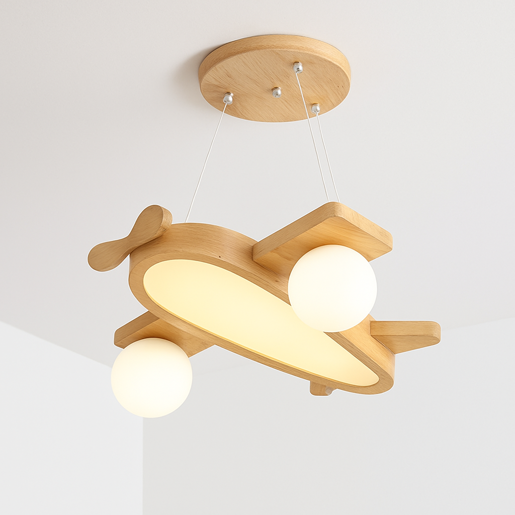 suspension LED en forme d'avion style nordique décorative