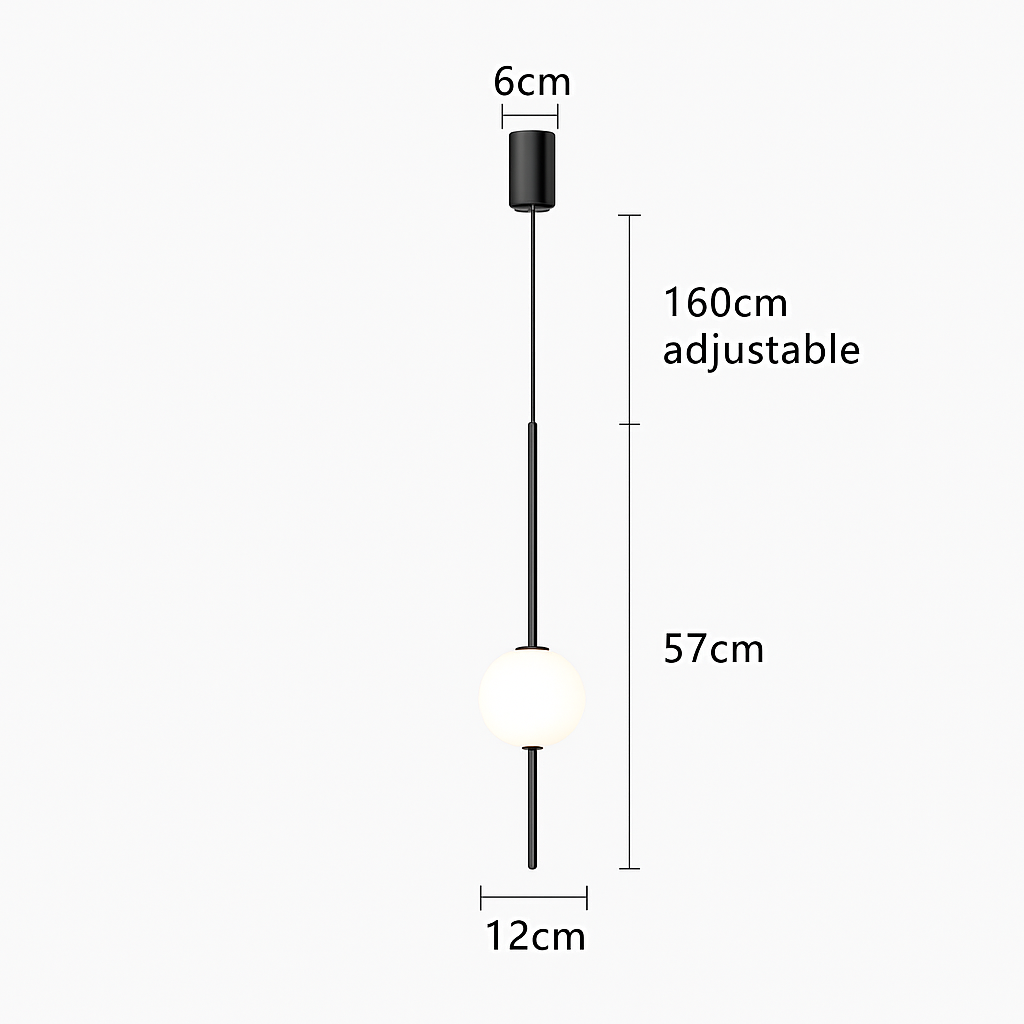 suspension LED en laiton design moderne avec cordon réglable en verre de cristal