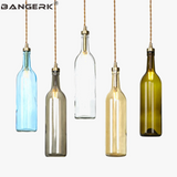 suspension LED en laiton et verre design moderne décoratif