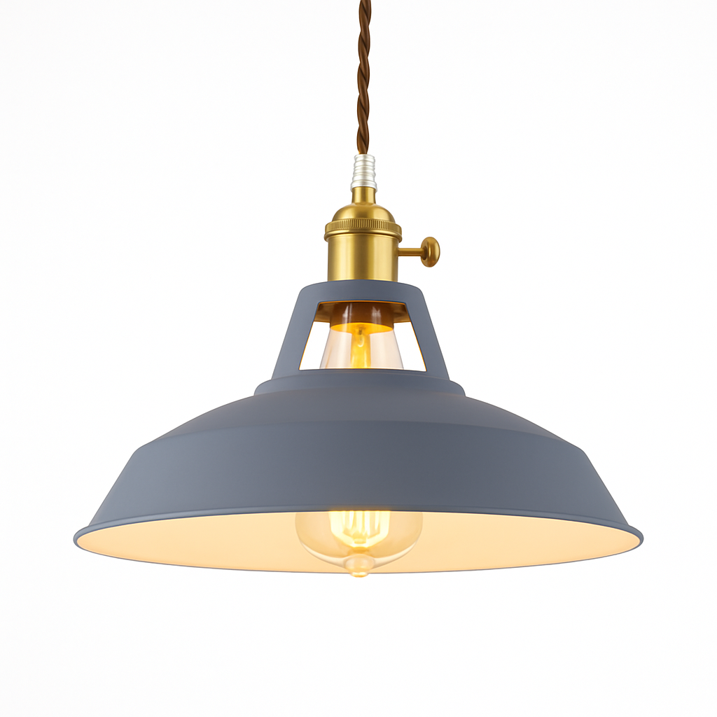 Suspension LED en métal coloré Loft
