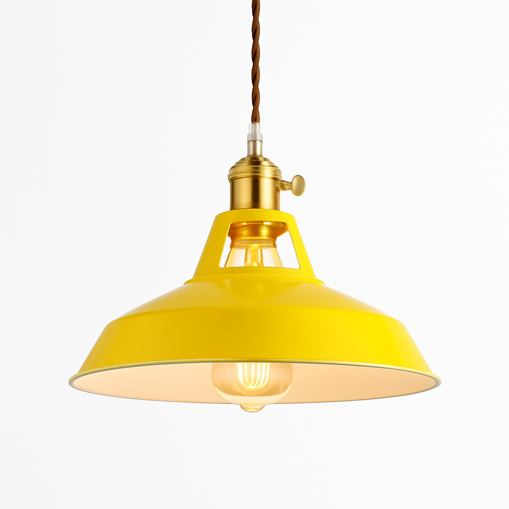 Suspension LED en métal coloré Loft
