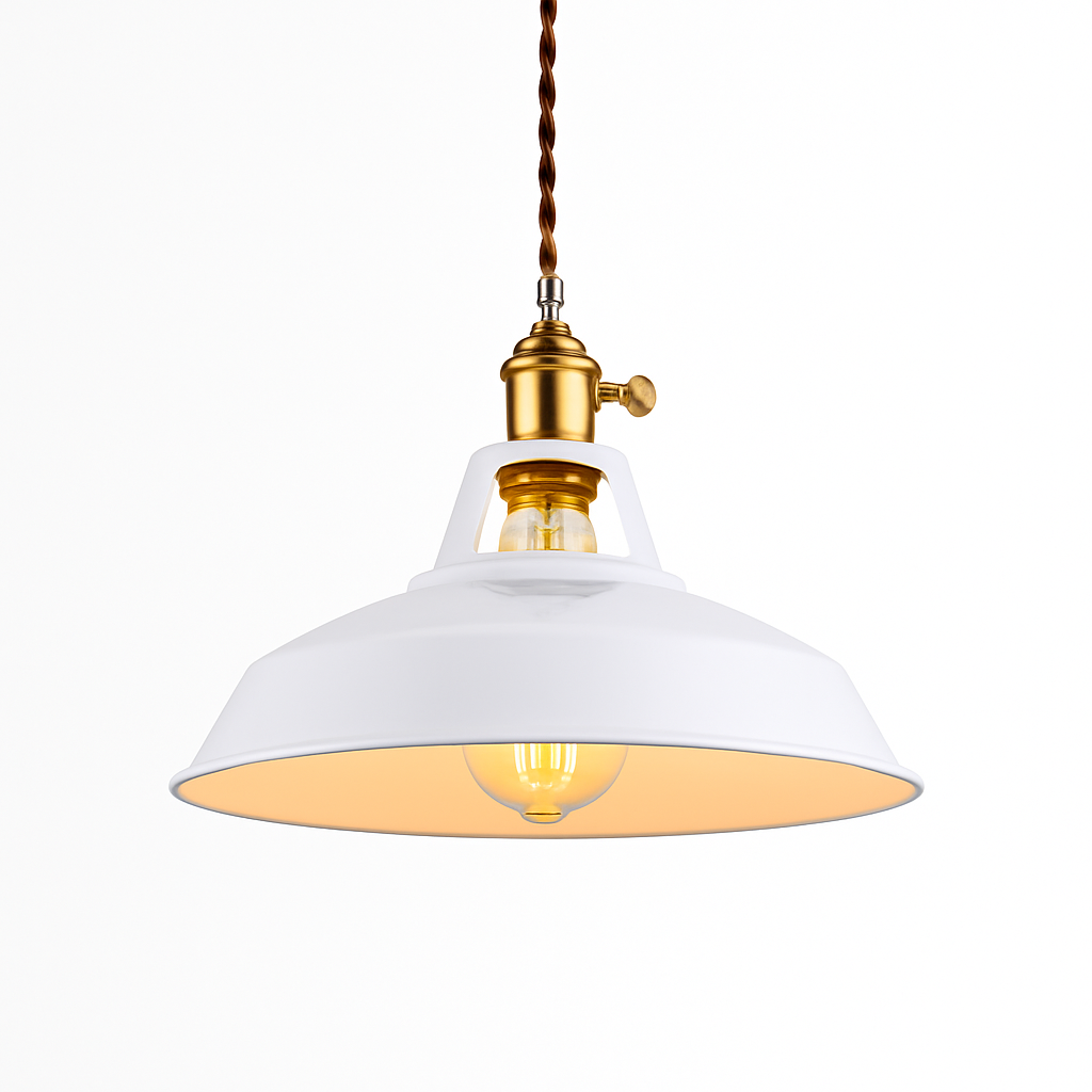 Suspension LED en métal coloré Loft