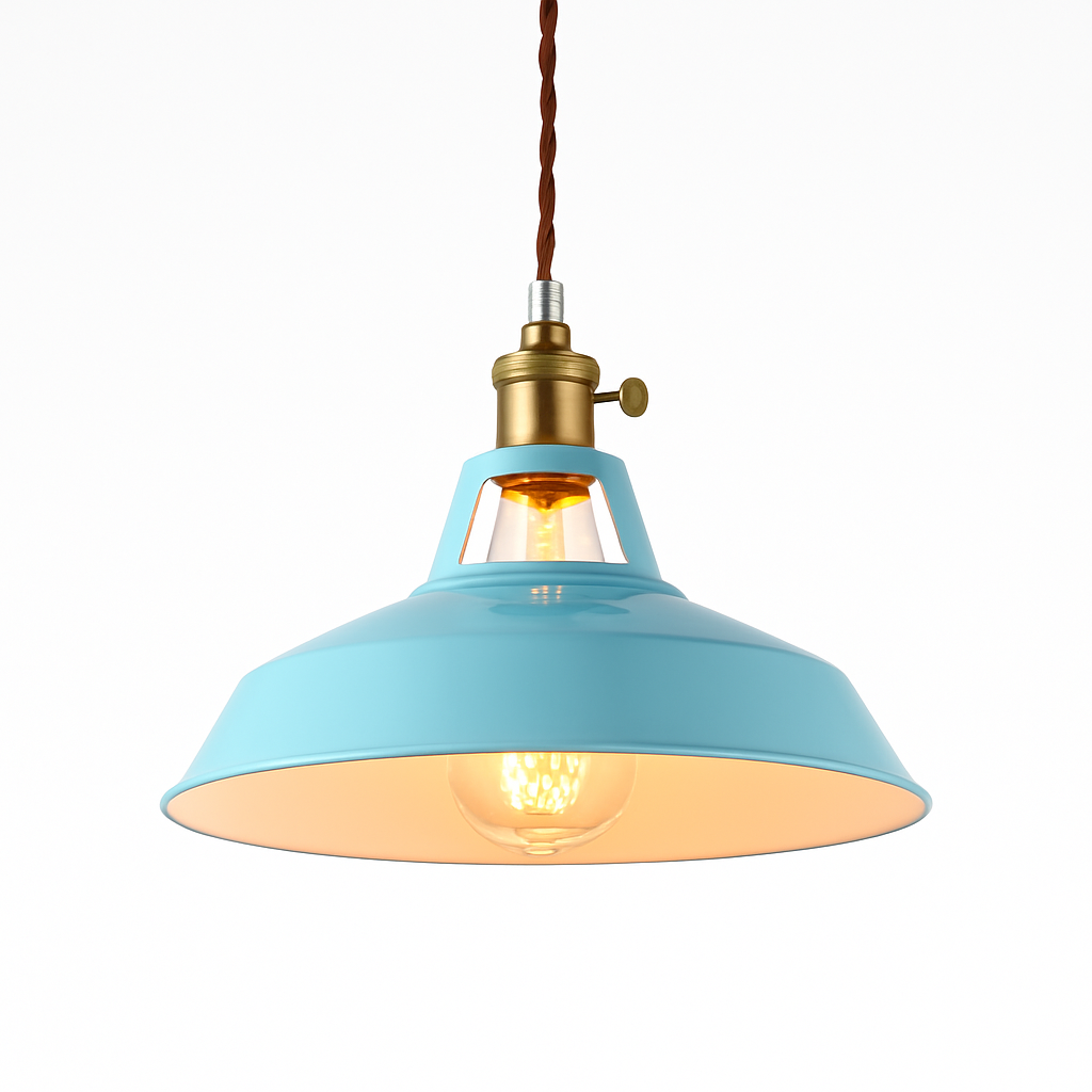 Suspension LED en métal coloré Loft