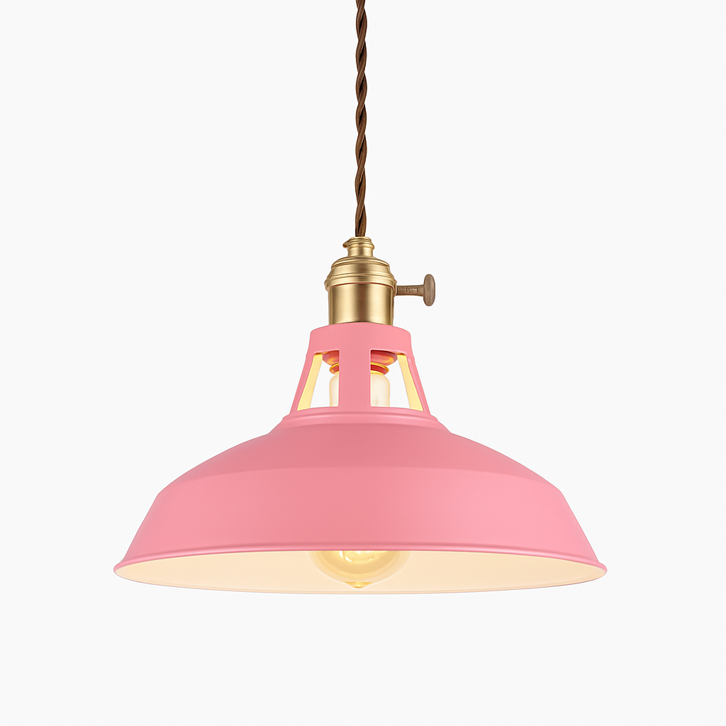 Suspension LED en métal coloré Loft