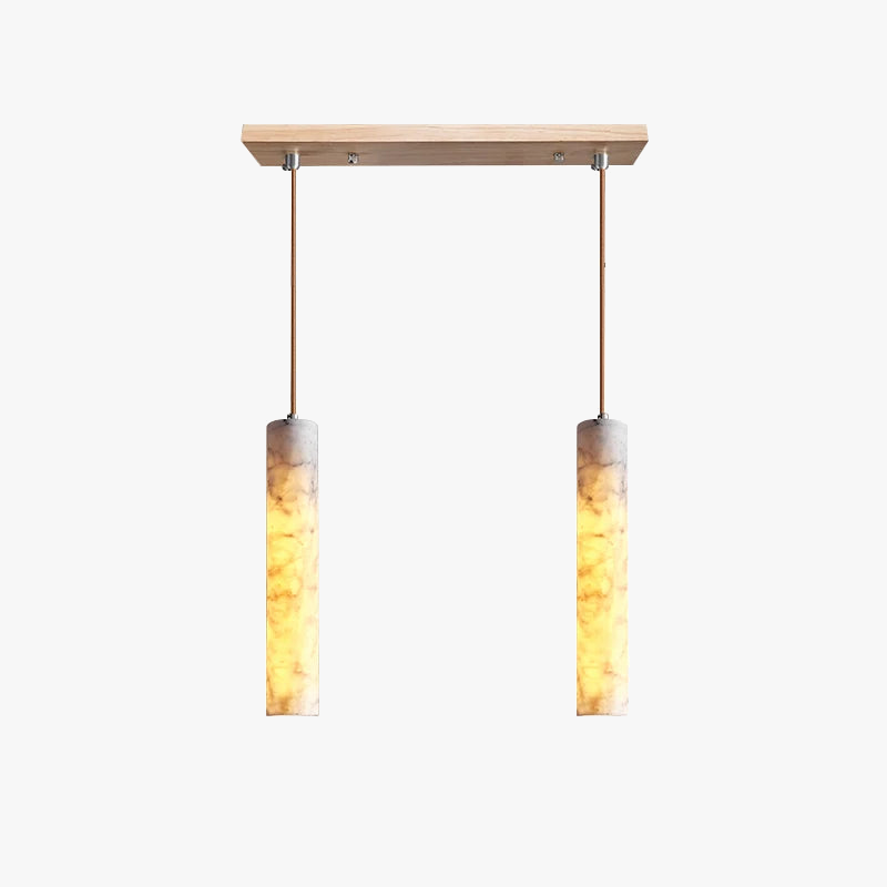 suspension LED en marbre design moderne de luxe