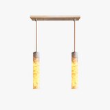 suspension LED en marbre design moderne de luxe