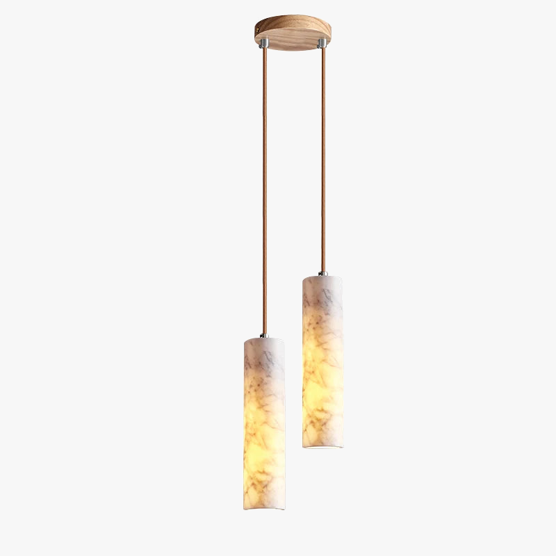 suspension LED en marbre design moderne de luxe