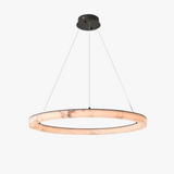 Suspension LED en marbre véritable