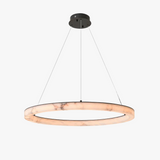 Suspension LED en marbre véritable