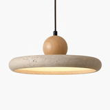 suspension LED en pierre naturelle rétro décorative