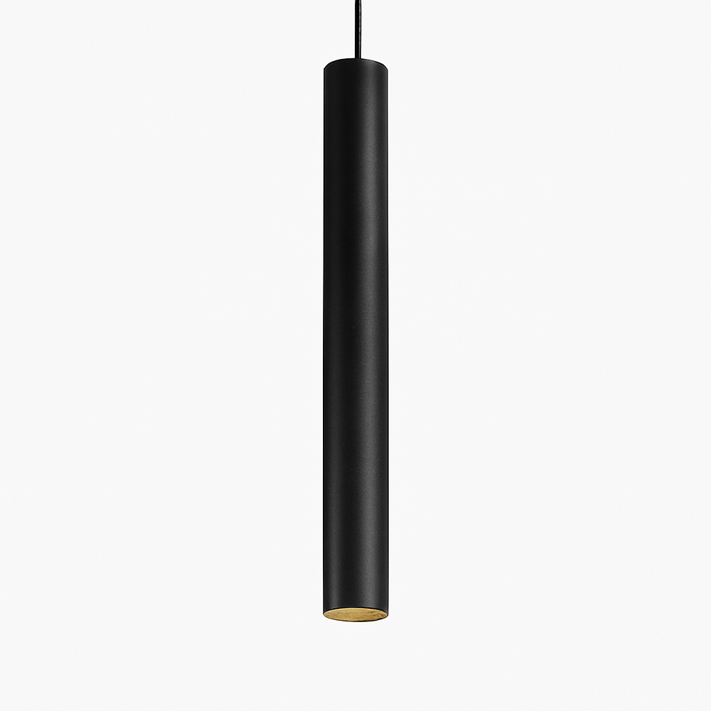 Suspension LED en tube cylindre