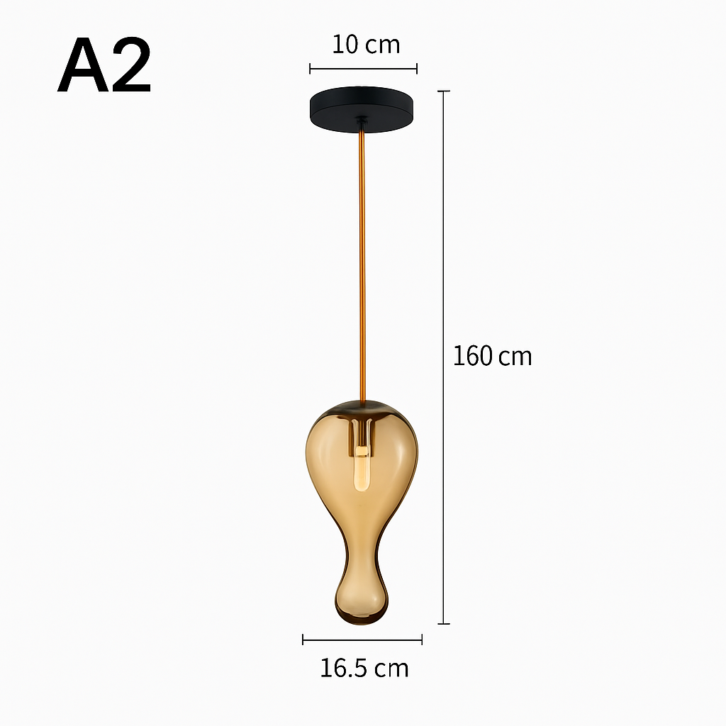 suspension led en verre luminaire décoratif idéal pour bars